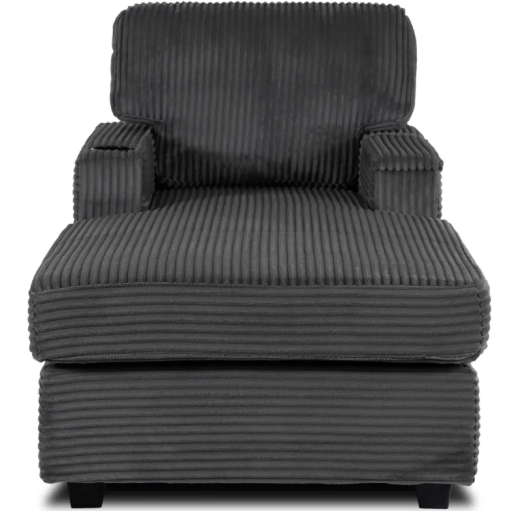 Fotele>MEBEL ELITE fotel wypoczynkowy NUBEN do salonu z podłokietnikami szary