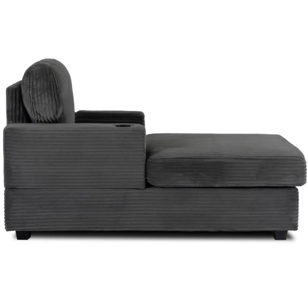 Fotele>MEBEL ELITE fotel wypoczynkowy NUBEN do salonu z podłokietnikami szary