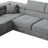 Narożniki>BROMARKT Szary narożnik do salonu z funkcją spania ANTON