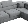 Narożniki>BROMARKT Szary narożnik do salonu z funkcją spania ANTON