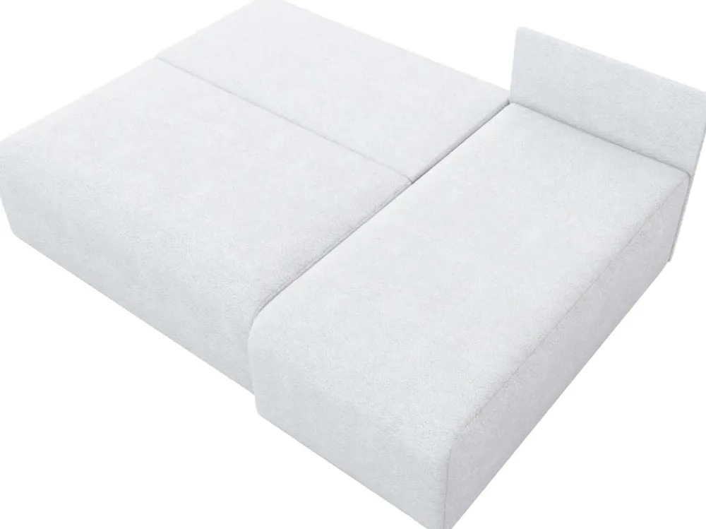 Meble Dla Dzieci|Narożniki>IZABELLA MEBLE Szary narożnik z funkcją spania do salonu boucle ERNEST