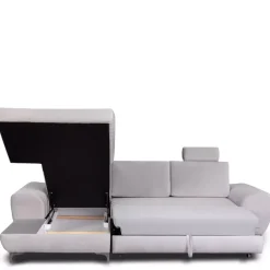 Narożniki>NEXT COLLECTION Szary narożnik z funkcją spania FENTON