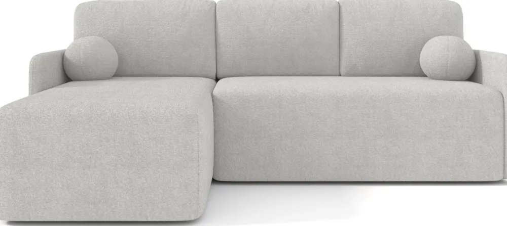 Meble Dla Dzieci|Narożniki>Meble Grand Szary narożnik z funkcją spania i pojemnikiem do salonu CLOUD