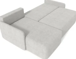 Meble Dla Dzieci|Narożniki>Meble Grand Szary narożnik z funkcją spania i pojemnikiem do salonu CLOUD