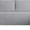 Narożniki>BROMARKT Szary narożnik z funkcją spania TOP U sztruks pojemnik na pościel