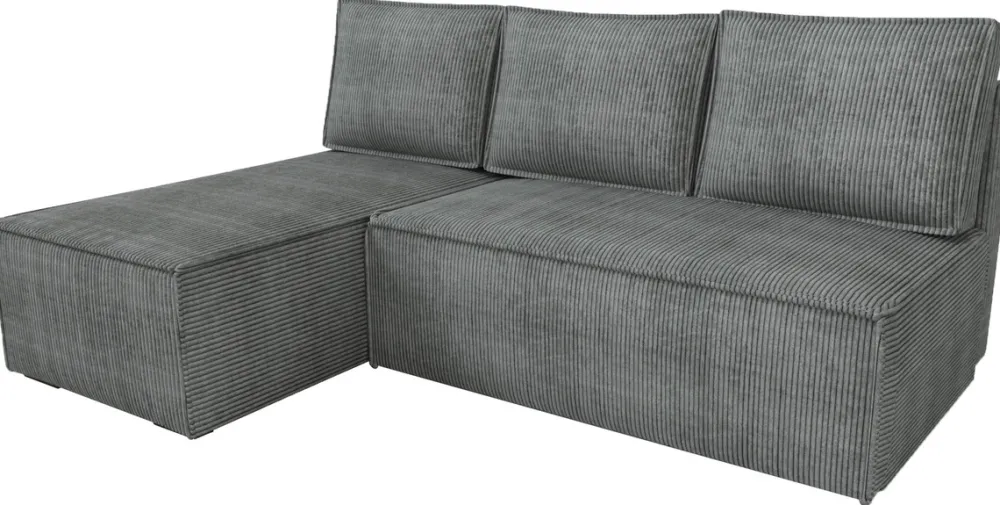 Meble Dla Dzieci|Narożniki>IZABELLA MEBLE Szary narożnik z funkcją spania i pojemnikiem na pościel HECTOR