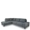 Narożniki>COMFORTEO Szary rozkładany narożnik do salonu z funkcją spania FLAVIO