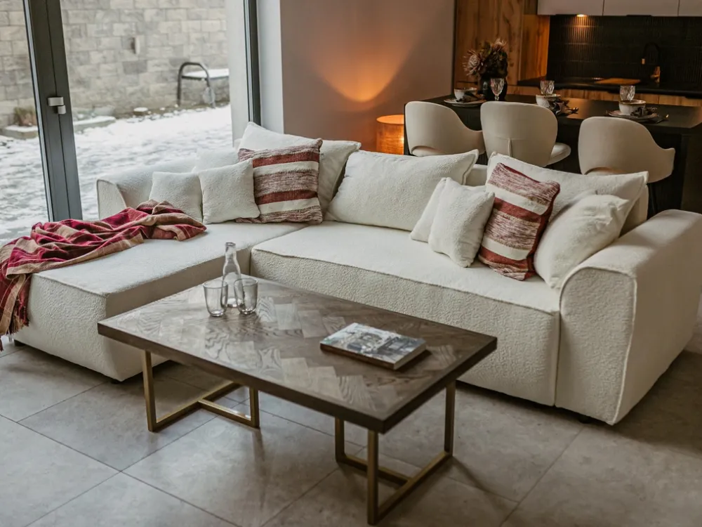 Meble Dla Dzieci|Meble Młodzieżowe>BROMARKT Szary rozkładany narożnik do salonu SYDNEY welur