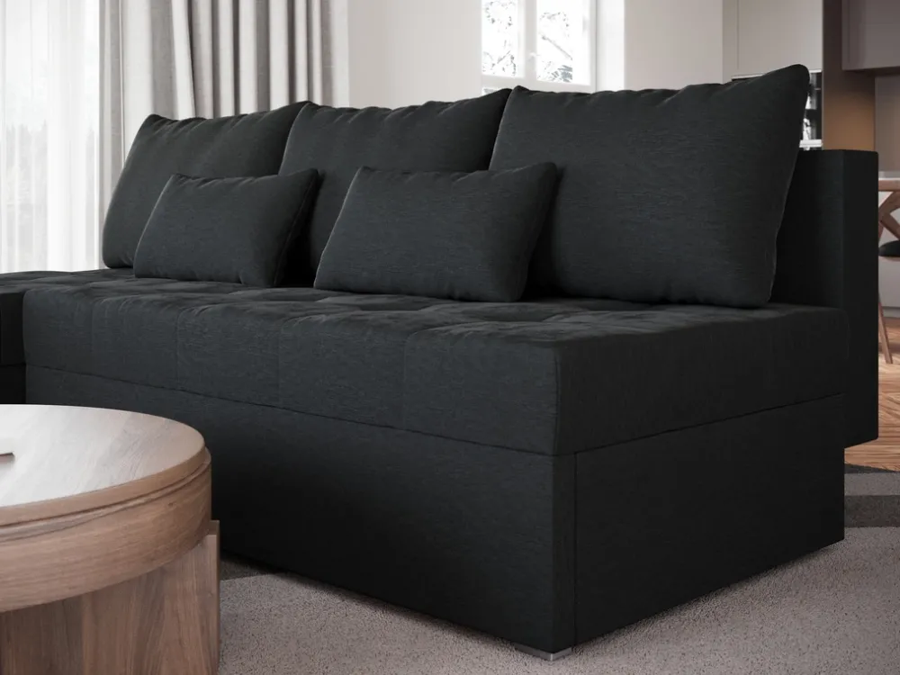 Meble Dla Dzieci|Meble Młodzieżowe>BROMARKT Szary rozkładany narożnik z funkcją spania do salonu HOT SLIM