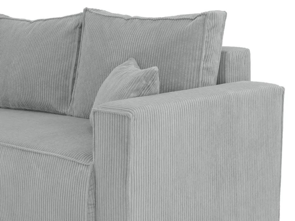 Meble Dla Dzieci|Meble Młodzieżowe>BROMARKT Szary sztruksowy narożnik z funkcją spania i pojemnikiem HAVANA