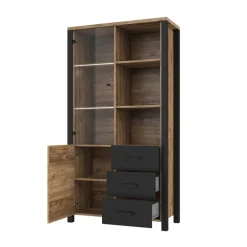 Zestawy Mebli Do Salonu|Witryny>Helvetia Szeroka witryna do salonu ONLY