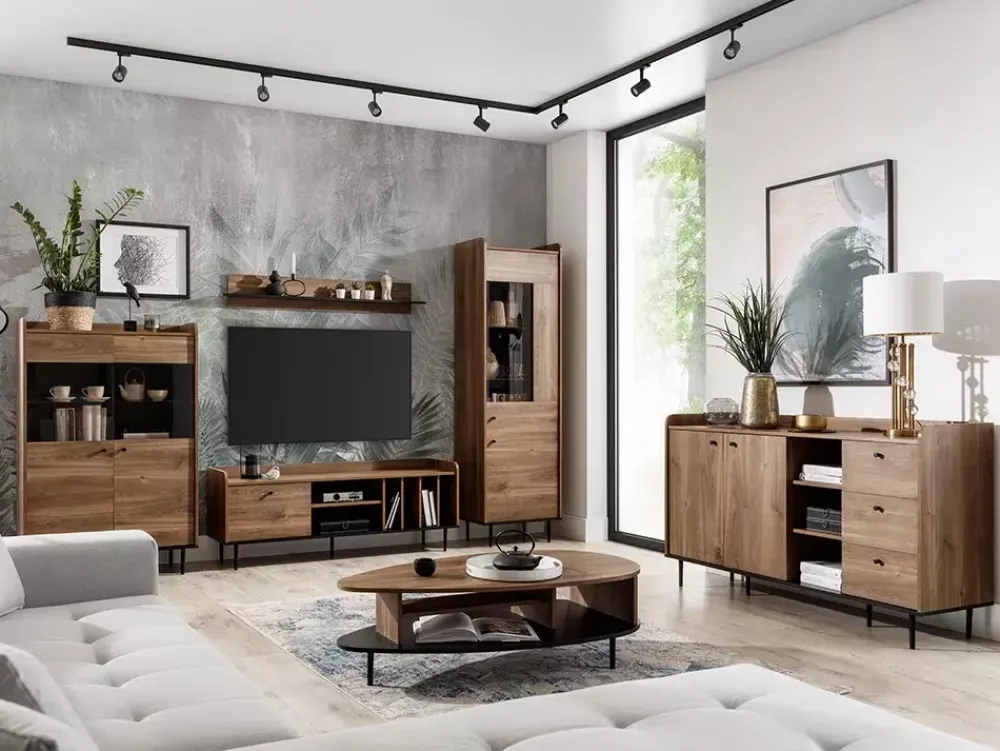 Witryny>GiB Meble Szeroka witryna vintage VIVIENNE