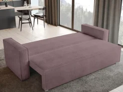 Meble Dla Dzieci|Meble Młodzieżowe>BROMARKT Sztruksowa kanapa z funkcją spania do salonu TOP pojemnik na pościel