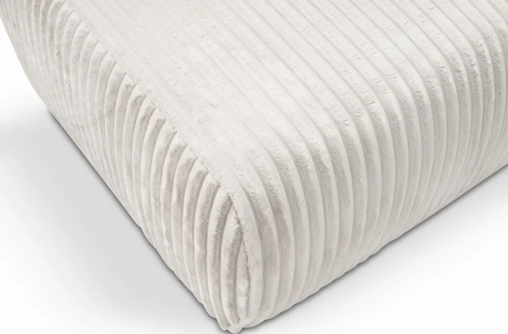 Meble Dla Dzieci|Meble Młodzieżowe>LASKI Sztruksowa pufa tapicerowana do siedzenia AZELIA beżowa