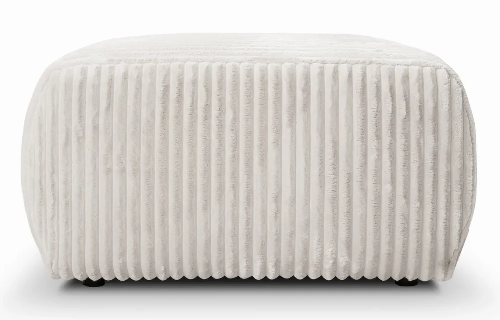 Meble Dla Dzieci|Meble Młodzieżowe>LASKI Sztruksowa pufa tapicerowana do siedzenia AZELIA beżowa