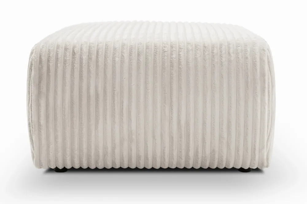 Meble Dla Dzieci|Meble Młodzieżowe>LASKI Sztruksowa pufa tapicerowana do siedzenia AZELIA beżowa