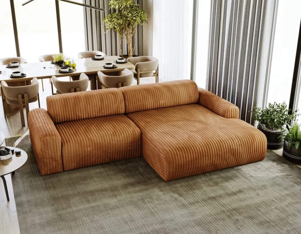 Meble Dla Dzieci|Narożniki>Polak Meble Sztruksowa rogówka do salonu SEFO