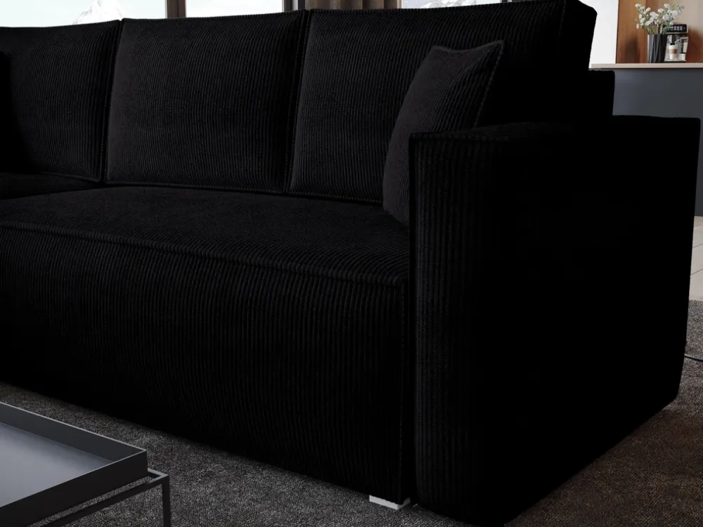 Meble Dla Dzieci|Meble Młodzieżowe>BROMARKT Sztruksowa rogówka z funkcją spania TOP