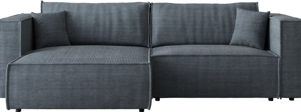 Meble Dla Dzieci|Narożniki>BROMARKT Sztruksowa rogówka z funkcją spania do salonu MIZARU