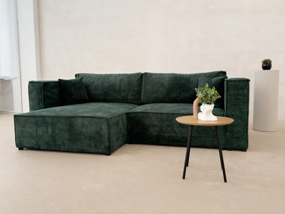 Meble Dla Dzieci|Narożniki>BROMARKT Sztruksowa rogówka z funkcją spania do salonu MIZARU