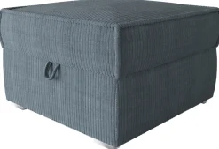 Meble Dla Dzieci|Meble Młodzieżowe>BROMARKT Sztruksowa szara pufa do salonu ze schowkiem TOP