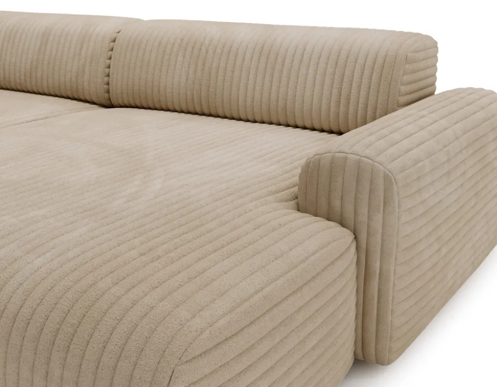 Meble Dla Dzieci|Narożniki>Polak Meble Sztruksowy narożnik do salonu prawostronny SEFO