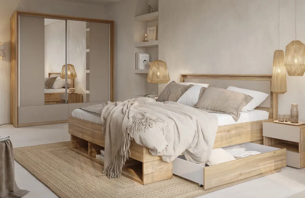 Pozostałe|Zestawy Mebli Do Sypialni>Helvetia Szuflady pod łóżko 125 cm IMPRESSIO