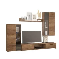 Meblościanki>Lempert Tanie meble do salonu KUBA dąb lefkas