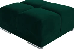 Meble Dla Dzieci|Meble Młodzieżowe>BROMARKT Tapicerowana pufa do salonu NUBES butelkowa zieleń