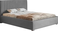 Łóżka Młodzieżowe|Łóżka Z Zagłówkiem>Riban Tapicerowane łóżko małżeńskie z pojemnikiem 160x200 cm HEROLD