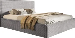 Łóżka Młodzieżowe|Łóżka Ze Stelażem>Riban Tapicerowane łóżko 160x200 cm do sypialni podwójne PARISIO