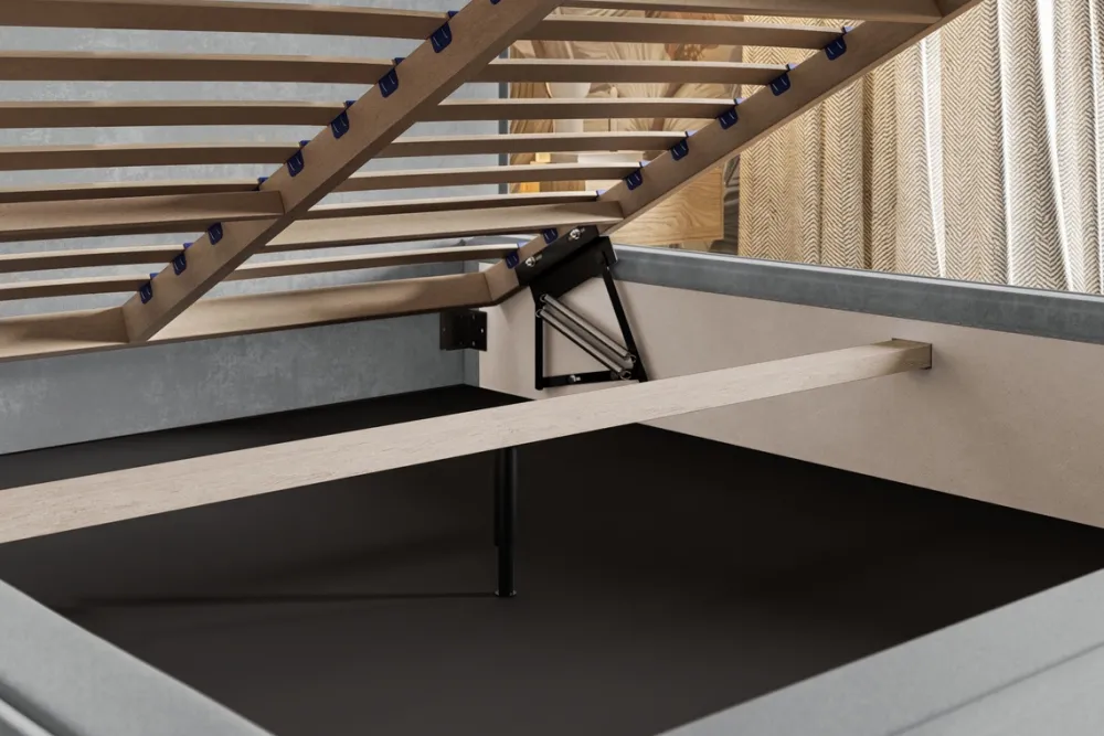 Łóżka Młodzieżowe|Łóżka Ze Stelażem>Riban Tapicerowane łóżko 160x200 cm do sypialni podwójne PARISIO