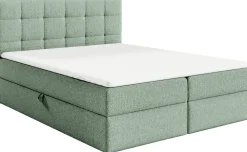 Łóżka Młodzieżowe|Łóżka Ze Stelażem>BROMARKT Tapicerowane łóżko 140x200 cm z pojemnikiem kontynentalne ASPEN