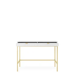 Biurka|Toaletki I Konsole>PIASKI Toaletka biała z szufladą AVANTI biały