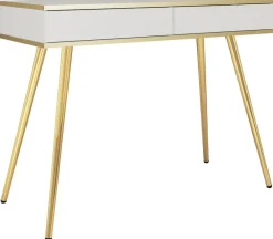 Zestawy Mebli Do Salonu|Toaletki I Konsole>PIASKI Toaletka nowoczesna z szufladami 102 cm ORVIETO biały