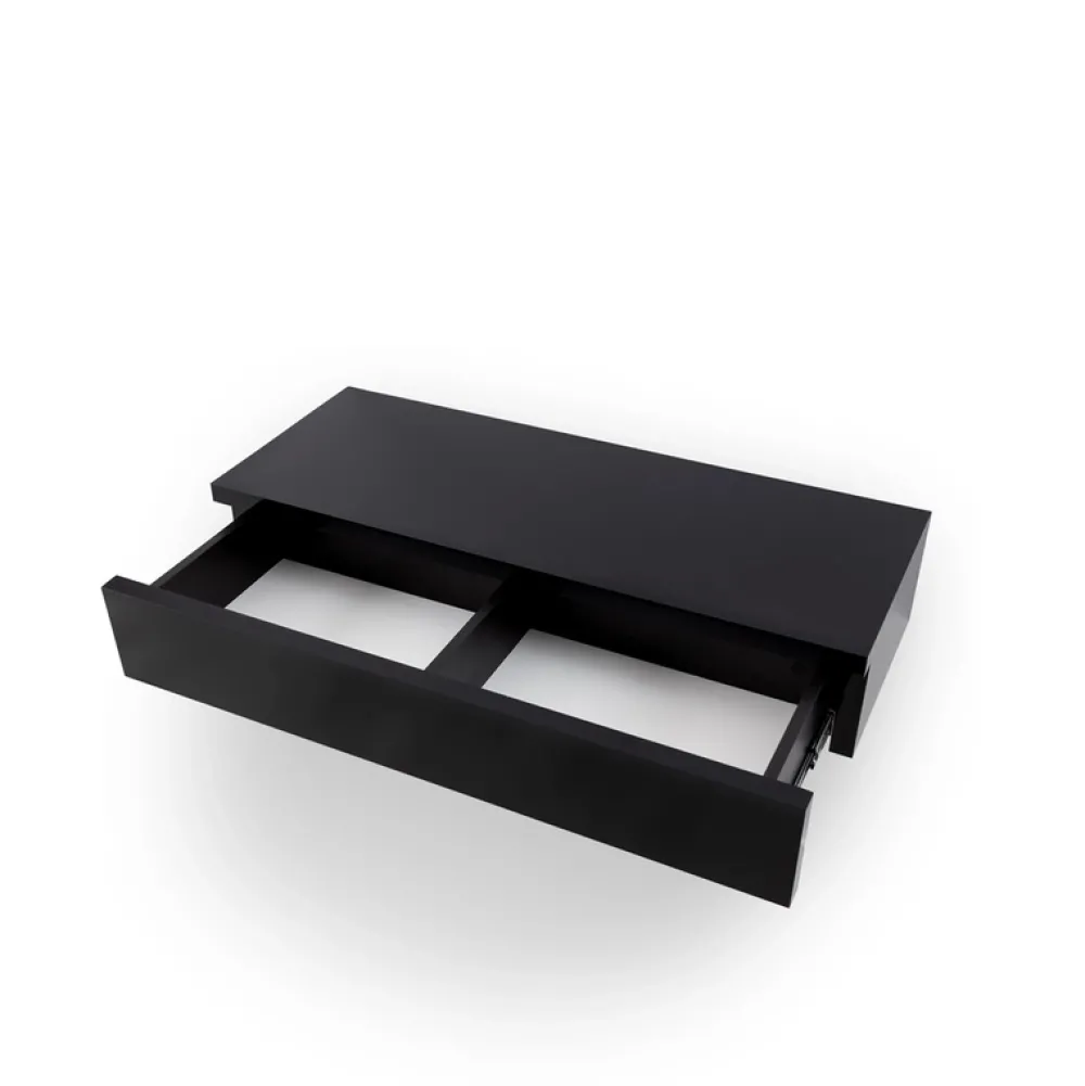 Zestawy Mebli Do Sypialni|Toaletki I Konsole>GiB Meble Toaletka wisząca z szufladą NARNI połysk czarny