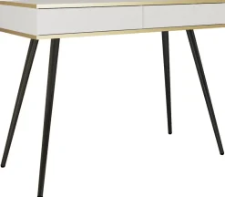 Toaletki I Konsole>PIASKI Toaletka z szufladami 102 cm do sypialni ORVIETO biały