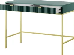 Biurka|Toaletki I Konsole>PIASKI Toaletka z szufladami w stylu glamour AVANTI 104 cm labrador