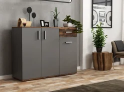 Komody>Meblohand Trzydrzwiowa komoda do przedpokoju z szufladą JOVITA