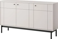 Komody>PIASKI Trzydrzwiowa komoda do salonu 153,5 cm JUVA kaszmir