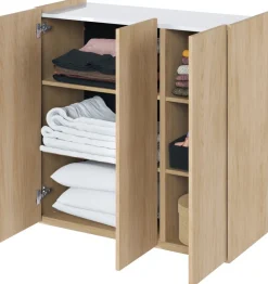 Komody>lenart. Trzydrzwiowa komoda pod telewizor do salonu 95 cm EASY EA-03