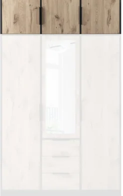 Akcesoria Do Szaf|Akcesoria Do Szaf>Stolar Trzydrzwiowa nadstawka na szafę 150 cm LANTE cichy domyk