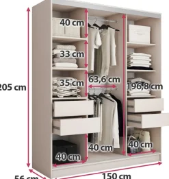 Zestawy Mebli Do Przedpokoju|Szafy Trzydrzwiowe><noscript><img width=