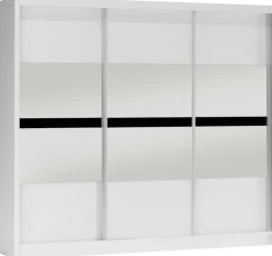 Szafy Trzydrzwiowe|Szafy Z Lustrem>Stolar Trzydrzwiowa szafa przesuwna 250 cm BREGO biały