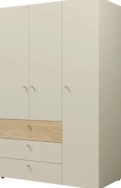 Meble Młodzieżowe|Zestawy Mebli Młodzieżowych>JUREK Trzydrzwiowa szafa z szufladami do pokoju młodzieżowego 120 cm YOKO