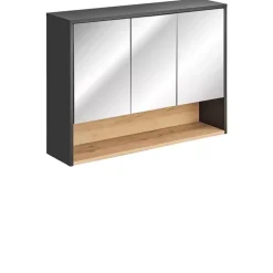 Meble Łazienkowe|Szafki Łazienkowe>COMAD Trzydrzwiowa szafka z lustrem 100 cm UNITY
