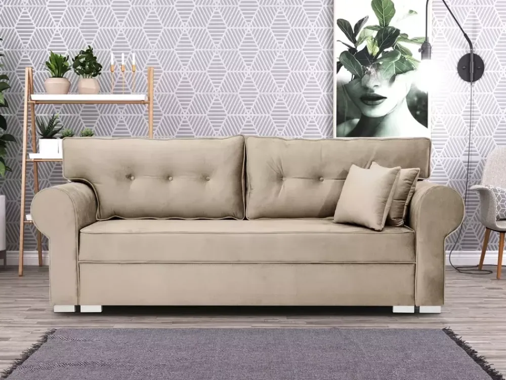 Kanapy I Sofy>NEXT COLLECTION Trzyosobowa sofa w stylu glamour SUSAN