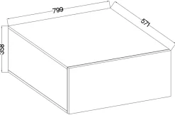 Meble Kuchenne></noscript>Lempert Uchylna szafka kuchenna 80 cm MARGARET