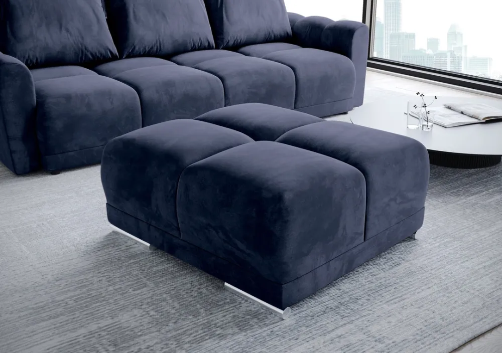 Meble Dla Dzieci|Meble Młodzieżowe>BROMARKT Welurowa pufa do siedzenia NUBES monolith