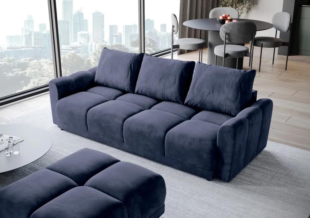 Meble Dla Dzieci|Meble Młodzieżowe>BROMARKT Welurowa pufa do siedzenia NUBES monolith